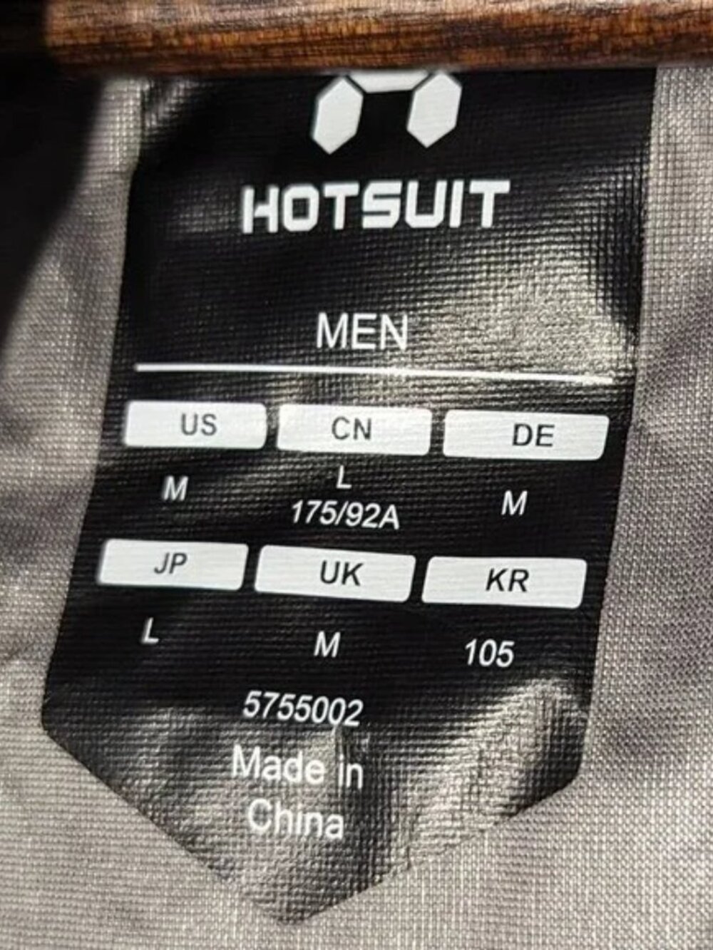 NWT HOTSUIT Men's Long Sleeve Sauna Jacket - Picture 6 of 14